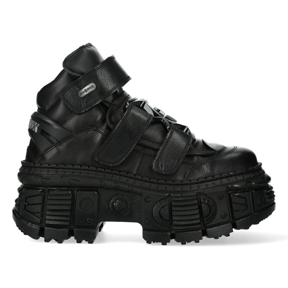 Zapatos New Rock con Velcro y Plataforma Dentada Rock - Crazyinlove