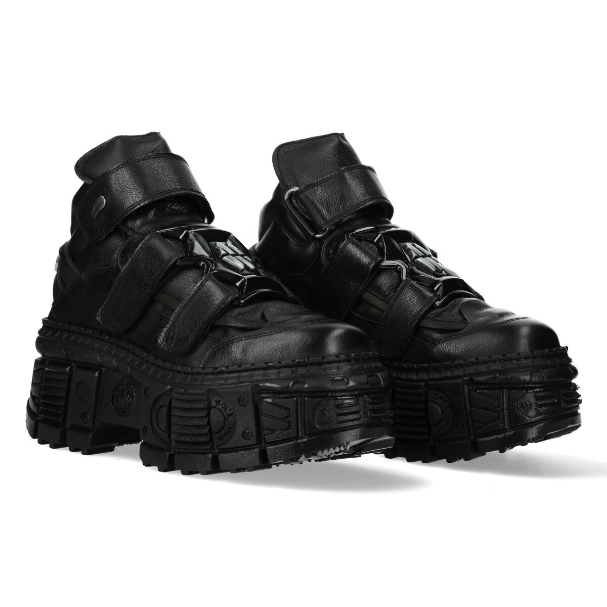 Zapatos New Rock con Velcro y Plataforma Dentada Rock - Crazyinlove