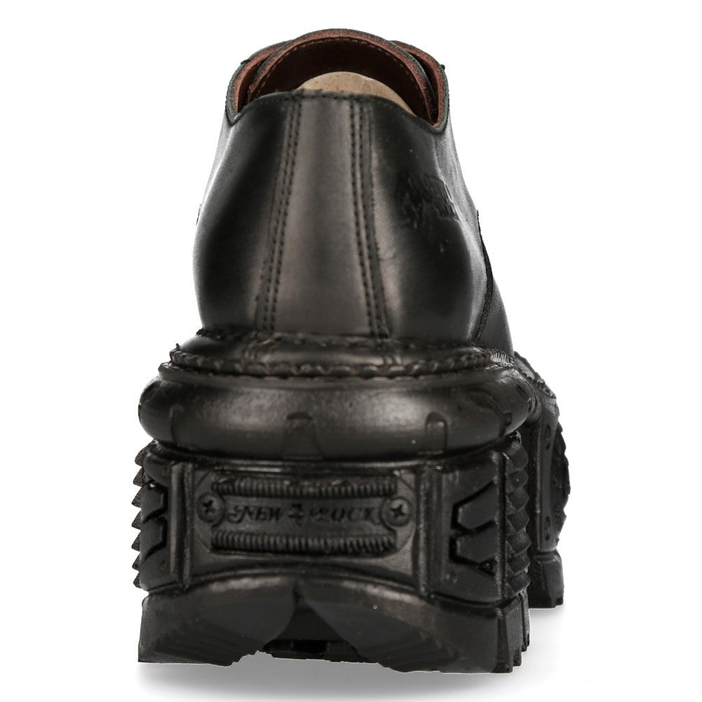 Zapatos New Rock Negros con Plataforma Tank Rock - Crazyinlove