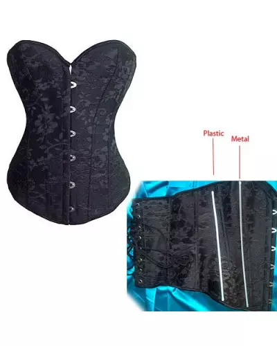 Black Brocade Corset from Style Brand at €29.00