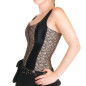 Corset Noir et Marron