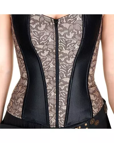 Black and Brown Corset from Style Brand at €25.00