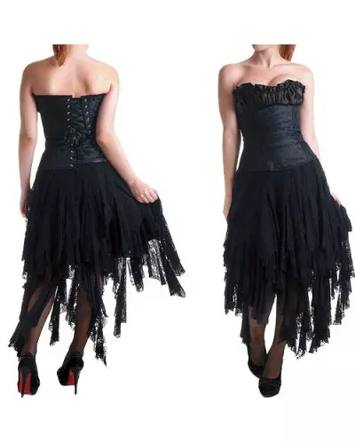 Black Brocade Corset from Style Brand at €25.00
