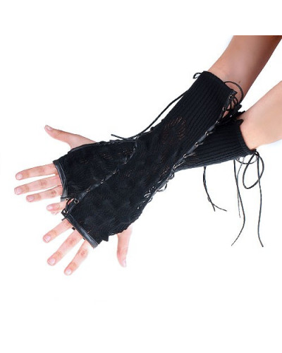Lange Handschuhe mit Stacheln