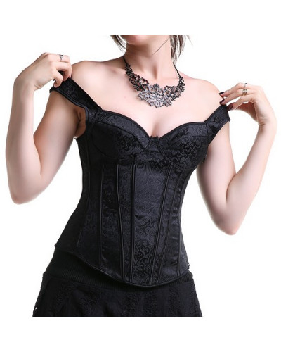 Gothic Corset with Bra Cups