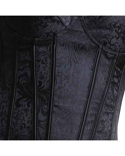 Gothic Corset with Bra Cups
