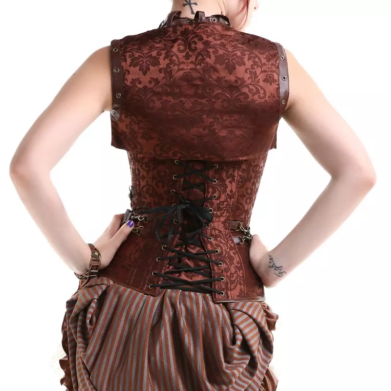 Corset with High Neck