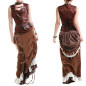 Brown Corset with Bolero