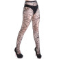 Tights with Broken Crystal Design