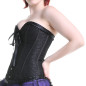Black Corset with Brocade