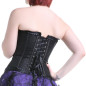 Black Corset with Brocade