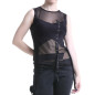 Asymmetric T-Shirt with Tulle Asymmetric T-Shirt with Tulle