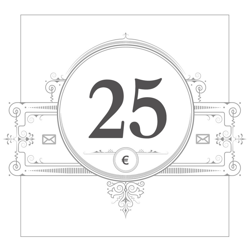 Cheque Regalo 25 € por E-Mail