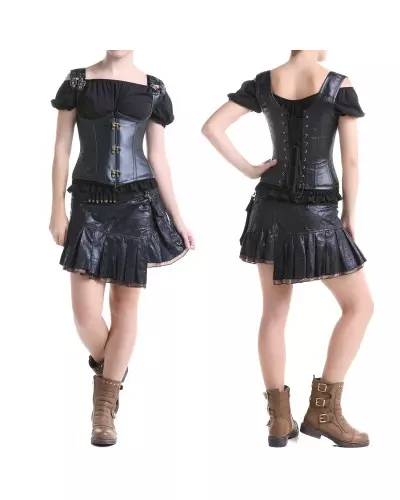Mini Skirt with Bullets from Punk Rave Brand at €57.50