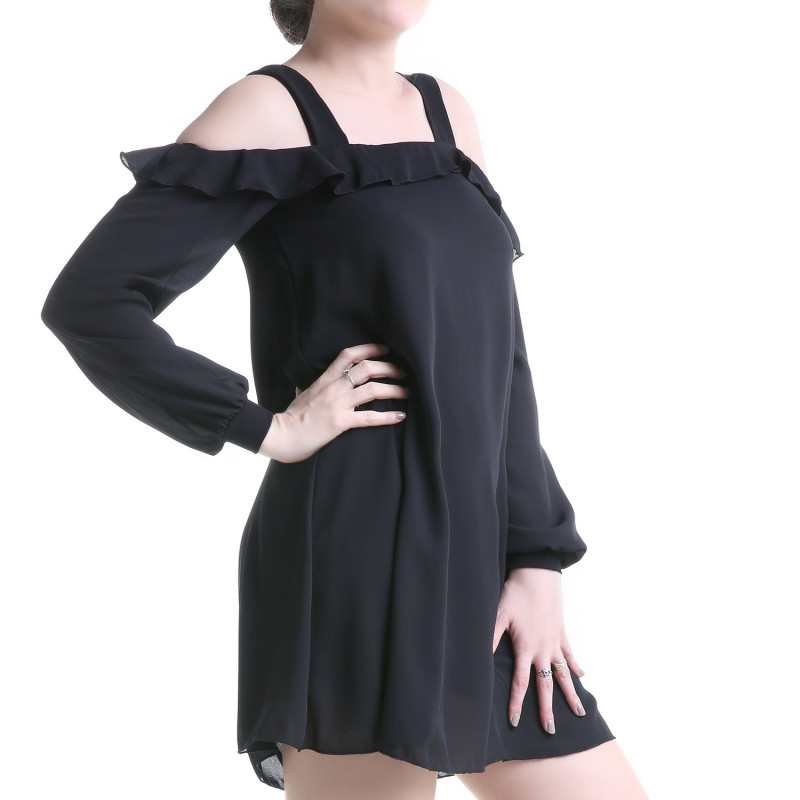Robe en Tulle Manches Longues