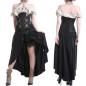 Black Underbust Corset with Chains Black Underbust Corset with Chains
