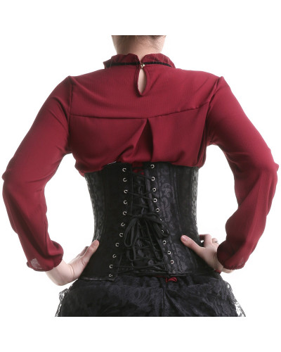 CORSET BAJO PECHO NEGRO