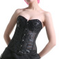Corset Made of Mesh and Faux Leather Corset Made of Mesh and Faux Leather