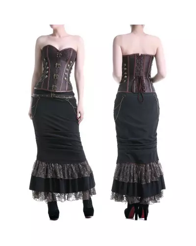 Brown Corset with Chains from Style Brand at €39.50