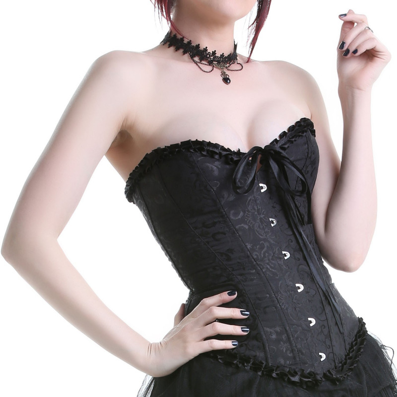 Corset de Brocard Noir