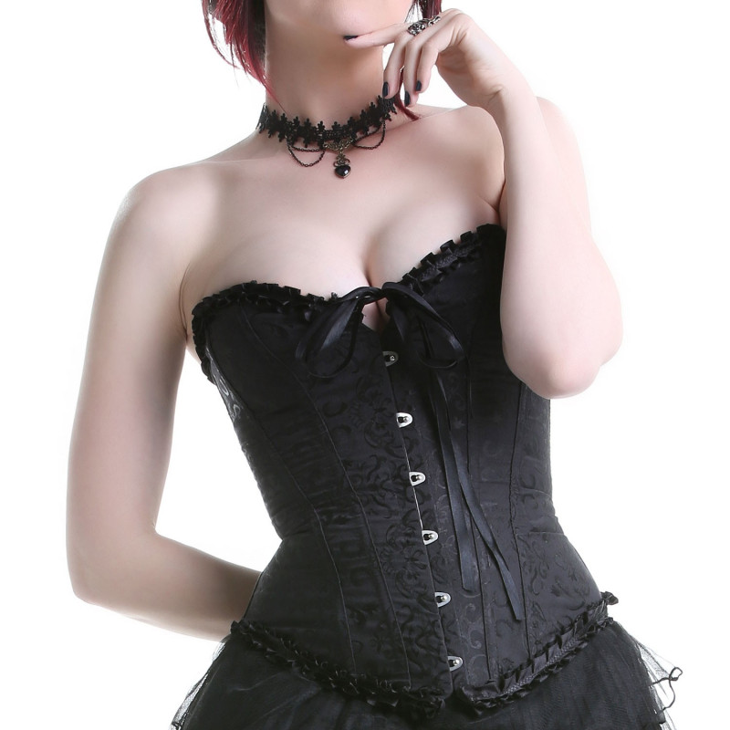Corset de Brocard Noir