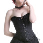 Corset de Brocard Noir Corset de Brocard Noir