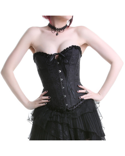 Corset de Brocard Noir