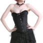 Corset de Brocard Noir Corset de Brocard Noir