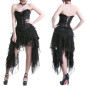 Corset de Brocard Noir Corset de Brocard Noir