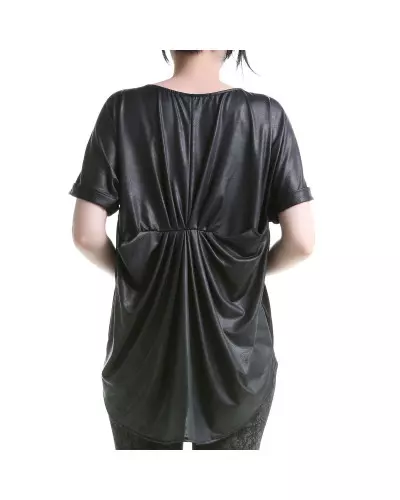 Langes Schwarzes T-Shirt der Crazyinlove -Marke für 19,90 €
