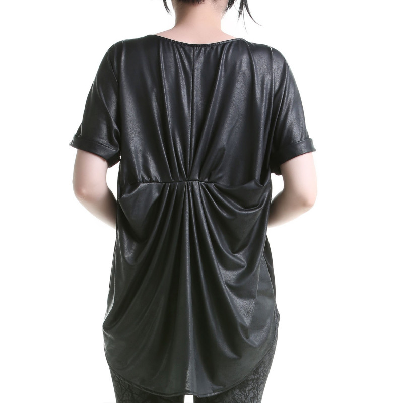 Long and Black T-Shirt