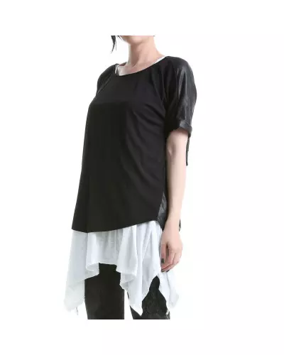 Langes Schwarzes T-Shirt der Crazyinlove -Marke für 19,90 €