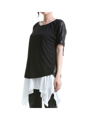 T-shirt Bi-Matière Large