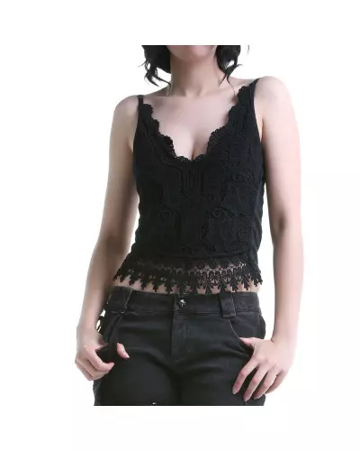 Black Top Made of Guipure from Style Brand at €17.00