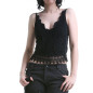 Black Top Made of Guipure