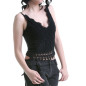 Black Top Made of Guipure