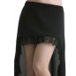 Black Skirt with Lace