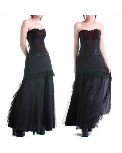 Black Skirt with Lace