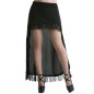 Black Skirt with Lace