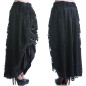 Long Skirt with Satin