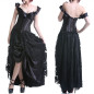 Langer Rock mit Satin