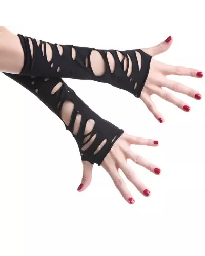 Lange Handschuhe mit Löchern der Style-Marke für 3,90 €