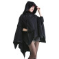 Poncho Negro con Capucha Poncho Negro con Capucha