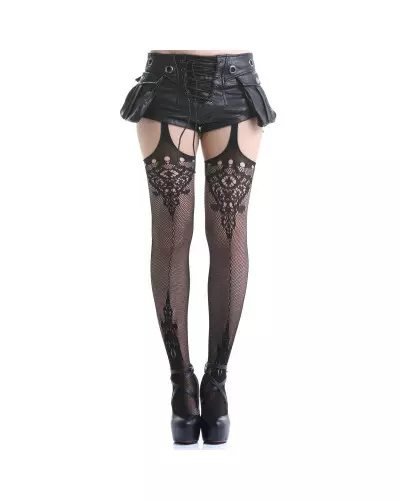 Mesh Tights with Openings from Style Brand at €9.00