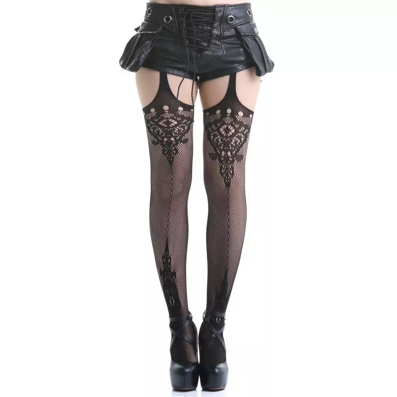 Mesh Tights with Openings from Style Brand at €9.00