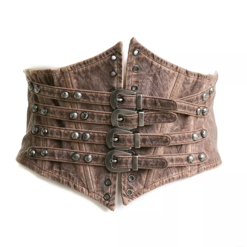 Brown Underbust Corset from Punk Rave Brand at €56.00