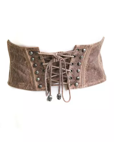 Brown Underbust Corset from Punk Rave Brand at €56.00