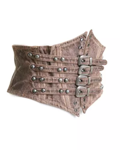 Brown Underbust Corset from Punk Rave Brand at €56.00