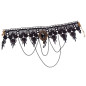 Schwarzes Halsband aus Häkelspitze Schwarzes Halsband aus Häkelspitze