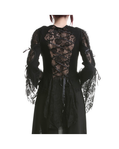 Camiseta Fruncida con Tul de Rosas